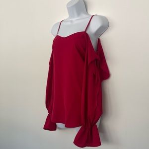 Deep pink blouse